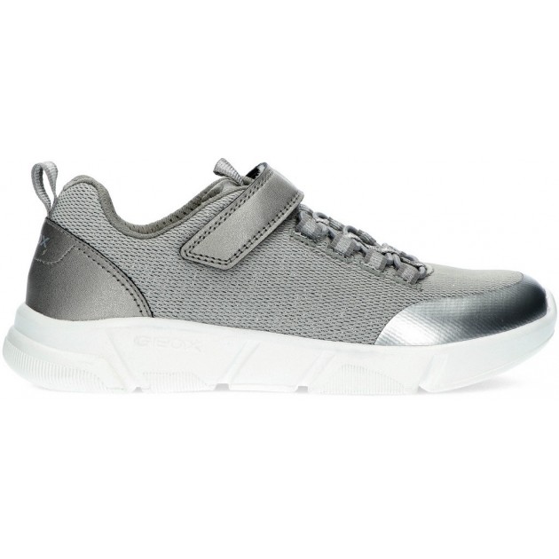 SCARPE GEOX J ARIL J16DLB DK_SILVER