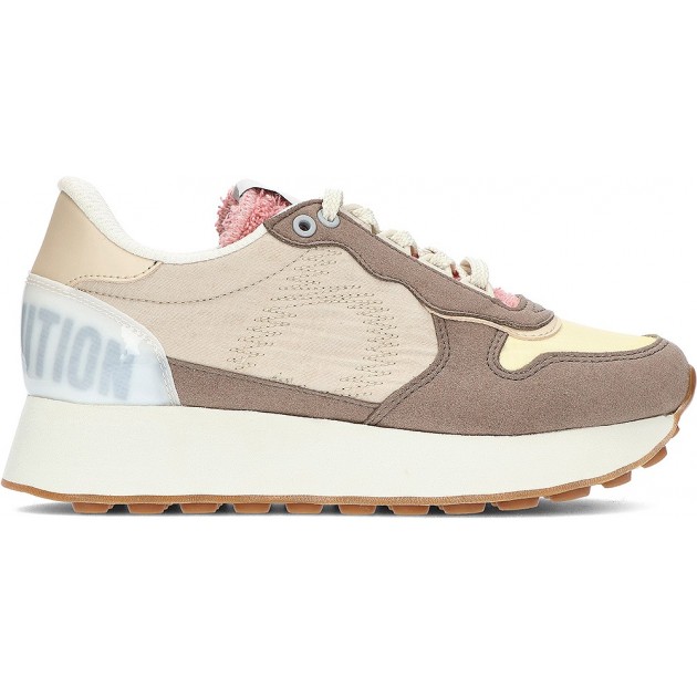 SNEAKER DUUO VEGAN D124059 EMPATHY REVOLUTION TAUPE