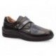 SCARPE CALZAMEDI ELASTICHE DIABETICHE CASUAL NEGRO_AZUL