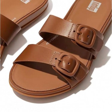 SANDALI FITFLOP GRACIE FV1 CON FIBBIA LIGHT_TAN