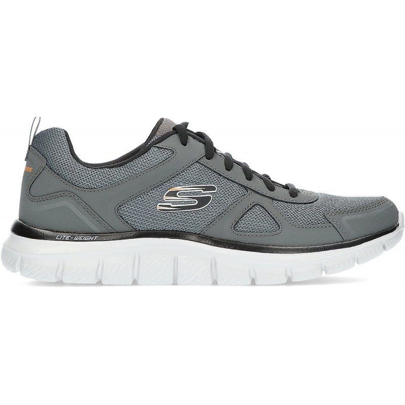 SNEAKER SKECHERS TRACK 52631 CHARCOAL