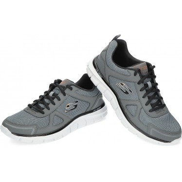 SNEAKER SKECHERS TRACK 52631 CHARCOAL