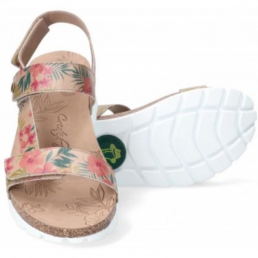 SANDALI PANAMA JACK SELMA TROPICAL FLORAL_TAUPE
