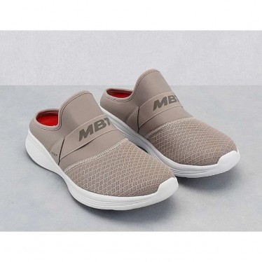 SNEAKERS DONNA MBT TAKA SLIP ON TAUPE