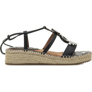 SANDALI MARIAMARE COTONE 68253 BLACK