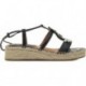 SANDALI MARIAMARE COTONE 68253 BLACK