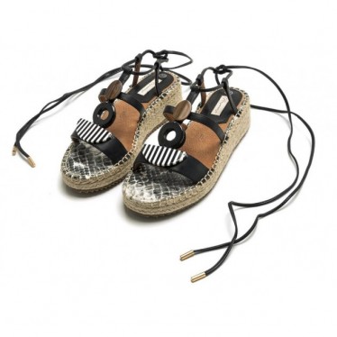 SANDALI MARIAMARE COTONE 68253 BLACK