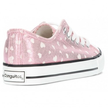 SNEAKERS CONGUITO LUCIDI 28390 ROSA