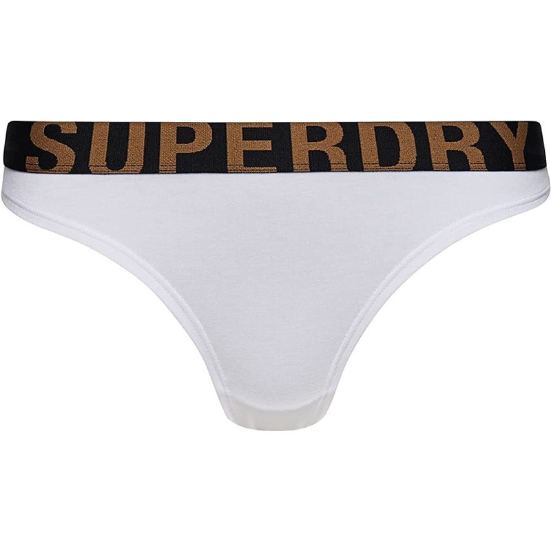 SLIP SUPERDRY W3110354A SLIP BIKINI WHITE