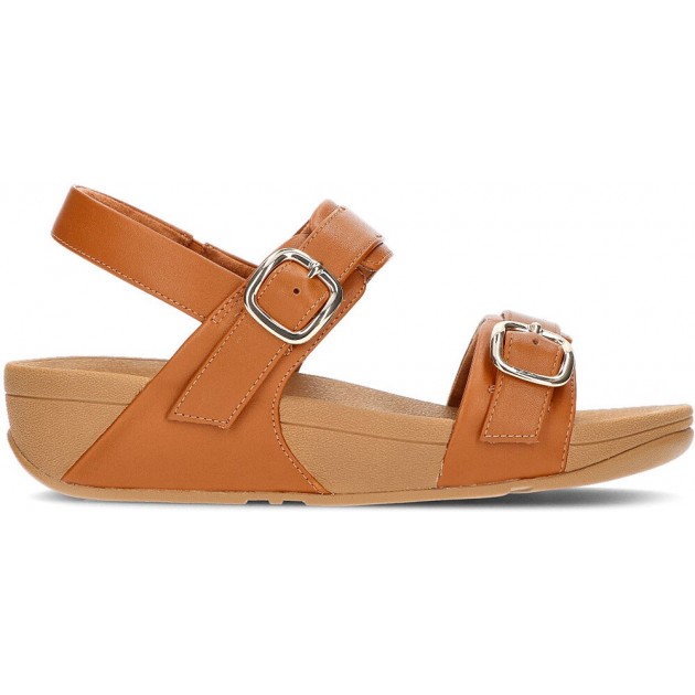 SANDALI FITFLOP LULU CON CINTURINO POSTERIORE REGOLABILE TAN