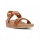 SANDALI FITFLOP LULU CON CINTURINO POSTERIORE REGOLABILE TAN