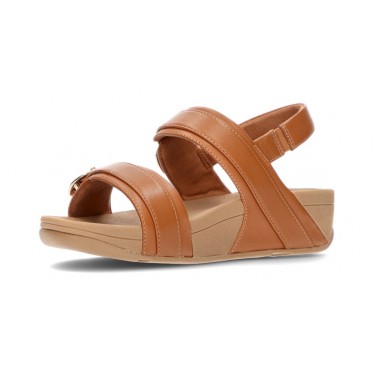 SANDALI FITFLOP LULU CON CINTURINO POSTERIORE REGOLABILE TAN