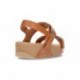 SANDALI FITFLOP LULU CON CINTURINO POSTERIORE REGOLABILE TAN