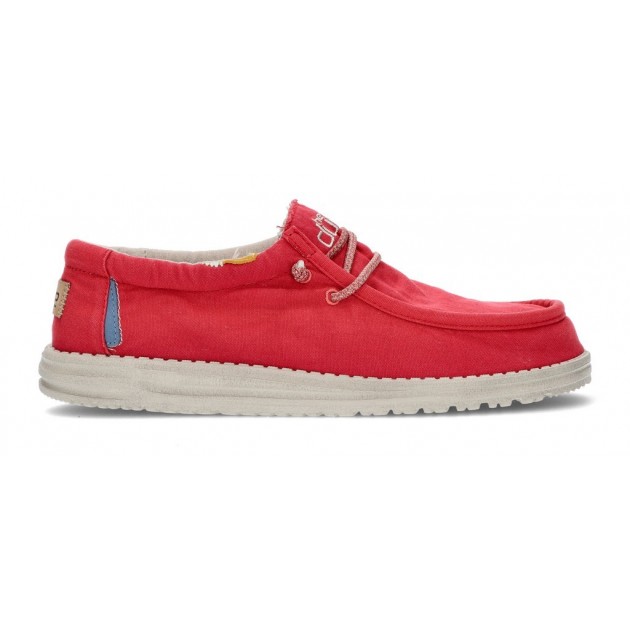 SCARPE DUDE WALLY WASHED 1115 LAVA