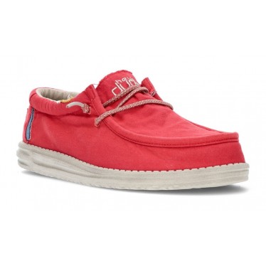 SCARPE DUDE WALLY WASHED 1115 LAVA