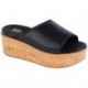 SANDALI FITFLOP ELOISE CORK WRAP LTHR WG SLIDE FT5 BLACK