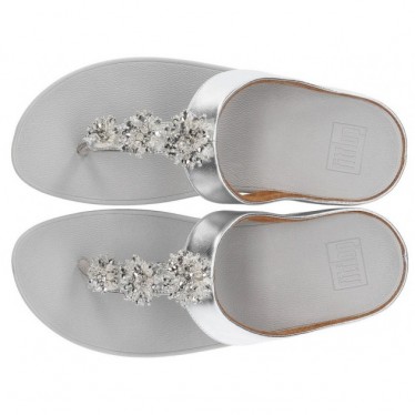 SANDALI FITFLOP GALAXY CON PUNTE INFRADITO SILVER