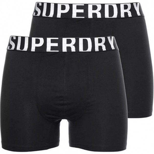 BOXER SUPERDRY M3110340A LOGO CONFEZIONE DOPPIA BLACK