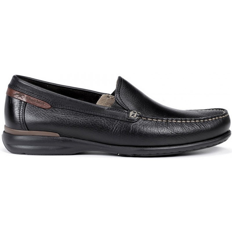 FLUCHOS 8682 TORNADO ORION MOCASSINO UOMO NEGRO