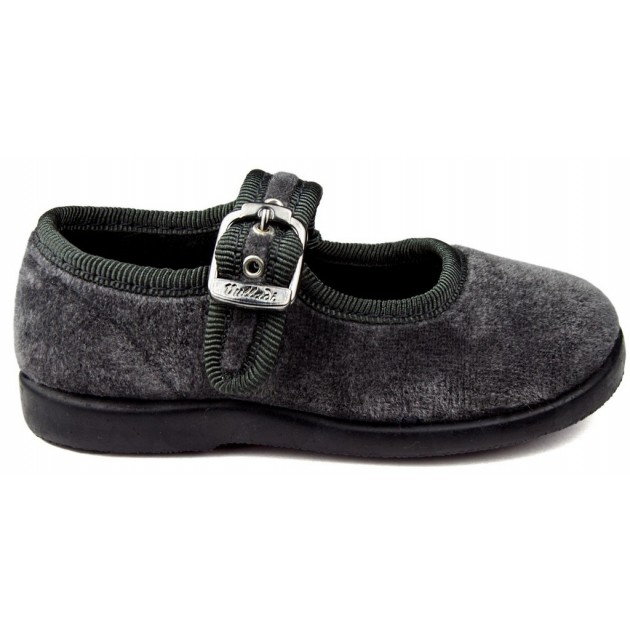 SNEAKERS VULLADI IN VELLUTO 1210 GRIS