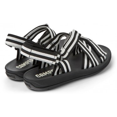 SANDALI CAMPER MATCH K100781 BLANCO_NEGRO