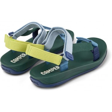 SANDALO CAMPER MATCH K200958 GREEN_BLUE