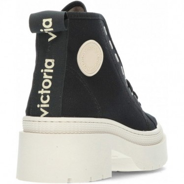 SNEAKERS VICTORIA CON TACCO 1110106 NEGRO