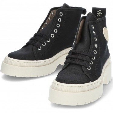 SNEAKERS VICTORIA CON TACCO 1110106 NEGRO