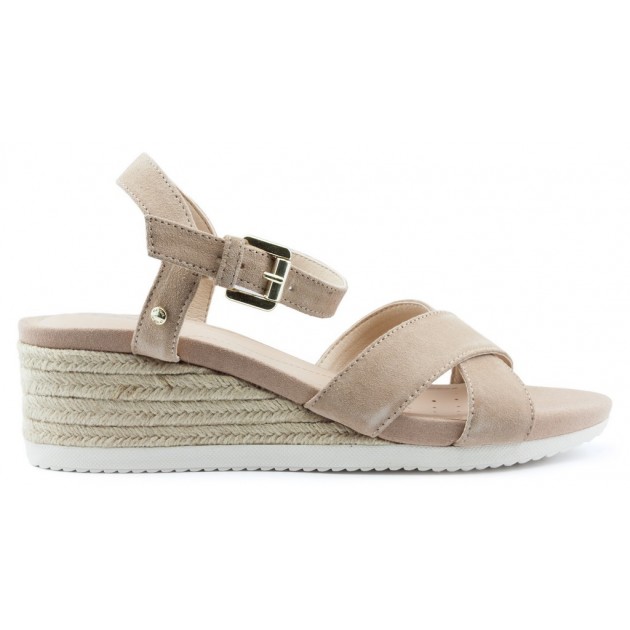 Sandali GEOX ISCHIA CORDA BROWN Sandali GEOX ISCHIA CORDA BROWN