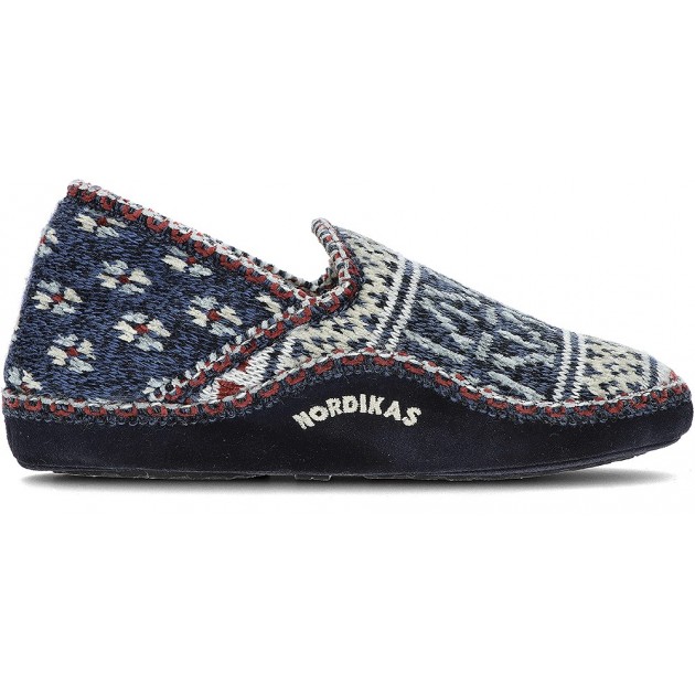 NORDIKAS PANTOFOLE CLASSICHE ALCE N2000 MARINO NORDIKAS PANTOFOLE CLASSICHE ALCE N2000 MARINO