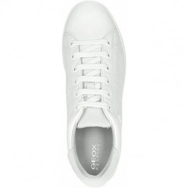 SNEAKER GEOX D621BA IN NAPPA BLANCO