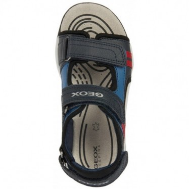 SANDALI GEOX BOREALIS J450RA NAVY_RED