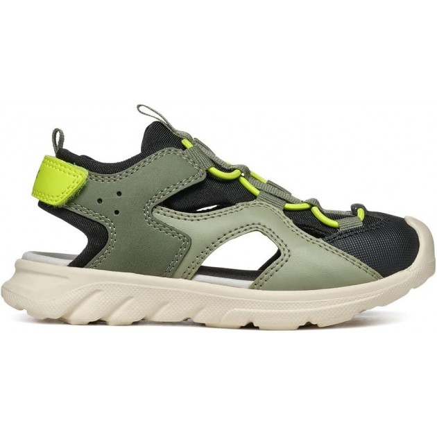 SANDALI GEOX J45F1E MILITARY SANDALI GEOX J45F1E MILITARY