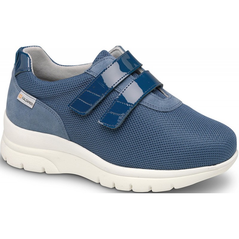 Scarpe da ginnastica ortopediche Calzamedi 0764 Piede diabetico AZUL