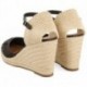 GIOSEPPO 72281 Sandali Serignan in pelle intrecciata NEGRO