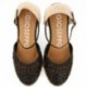 GIOSEPPO 72281 Sandali Serignan in pelle intrecciata NEGRO