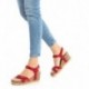 SANDALO PANAMA JACK JULIA RED_B54