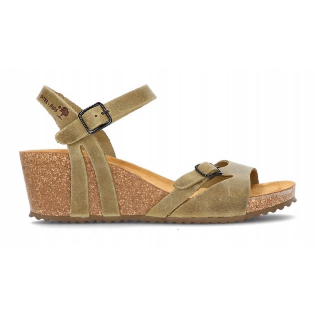 INTERBIOS W Sandal comoda donna anatomica KAKI INTERBIOS W Sandal comoda donna anatomica KAKI