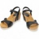 INTERBIOS W Sandal comoda donna anatomica BLACK