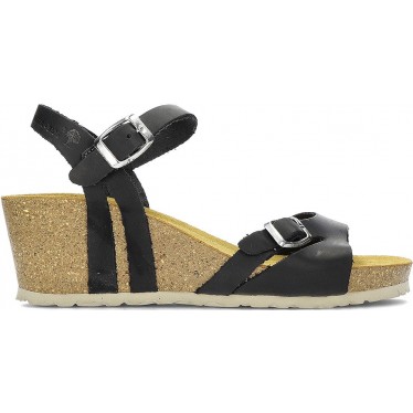 INTERBIOS W Sandal comoda donna anatomica NEGRO_2