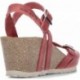 INTERBIOS W Sandal comoda donna anatomica ROJO2