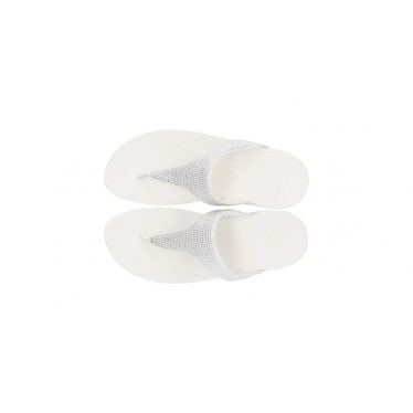 SANDALI FITFLOP CON DECORAZIONI IN CRISTALLO LULU CREAM