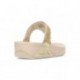 SANDALI FITFLOP CON DECORAZIONI IN CRISTALLO LULU PLATINO