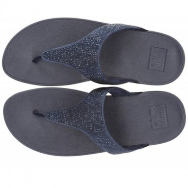 SANDALI FITFLOP CON DECORAZIONI IN CRISTALLO LULU NAVY