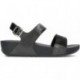 SANDALI FITFLOP LULU CON CINTURINO IN CRISTALLO NEGRO