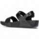 SANDALI FITFLOP LULU CON CINTURINO IN CRISTALLO NEGRO