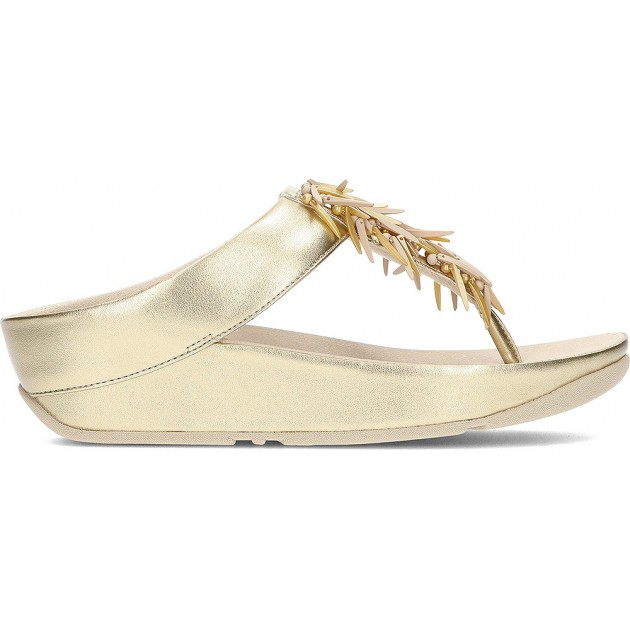 Sandali metallici con perline Rumba FitFlop HI7 PLATINO Sandali metallici con perline Rumba FitFlop HI7 PLATINO