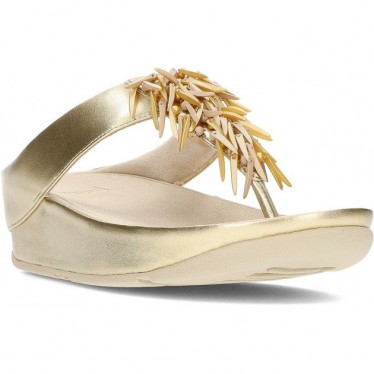 Sandali metallici con perline Rumba FitFlop HI7 PLATINO