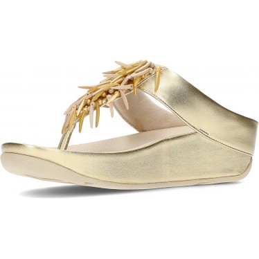 Sandali metallici con perline Rumba FitFlop HI7 PLATINO