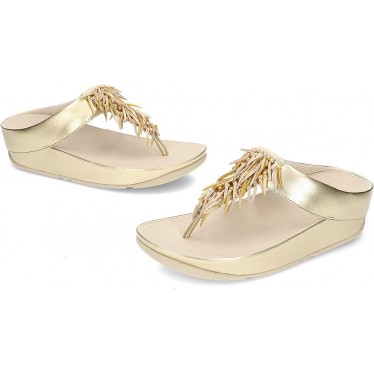 Sandali metallici con perline Rumba FitFlop HI7 PLATINO